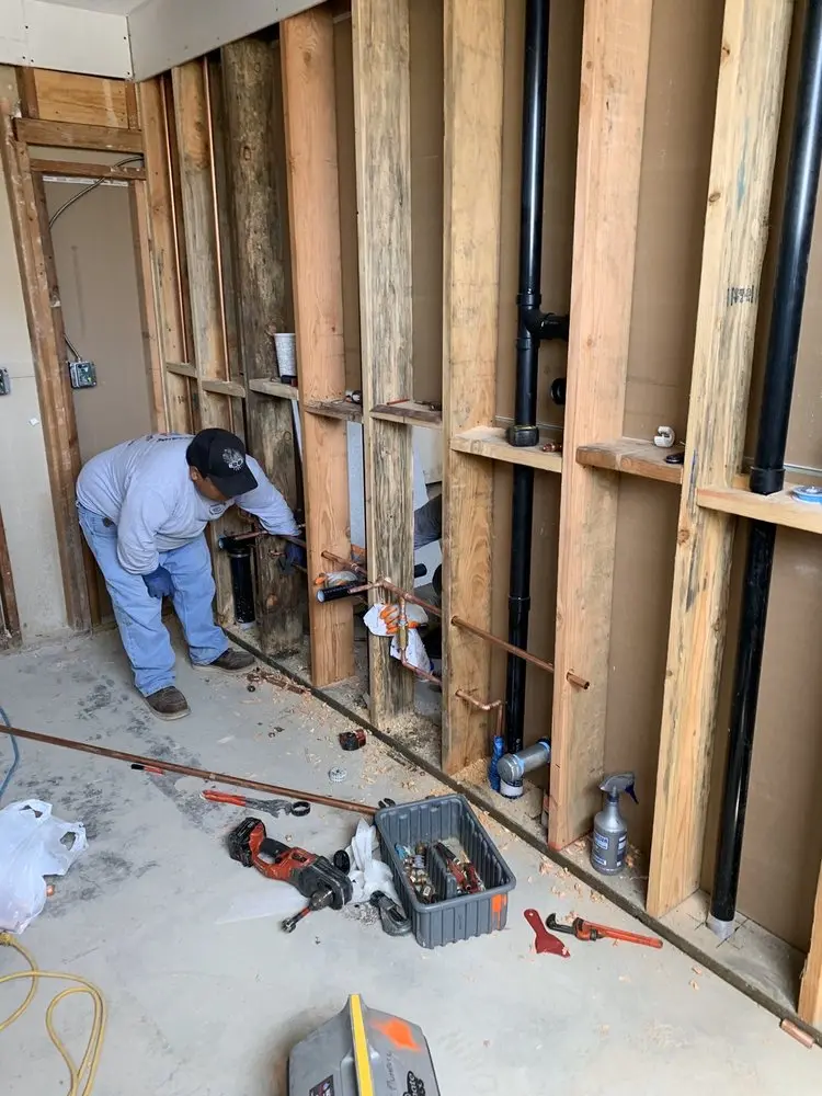 Commercial rough-in plumbing for Commercial Plumbing in Littlefield